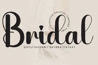 Bridal Script font