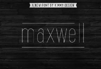 Maxwell Sans Free font