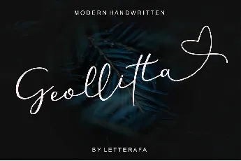 Geollitta - Personal Use font