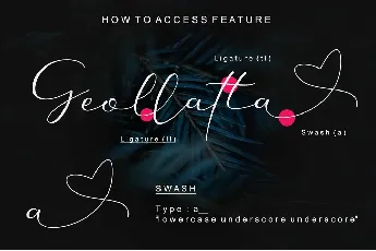 Geollitta - Personal Use font