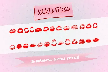 XOXO Misti font