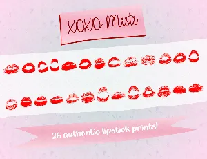 XOXO Misti font