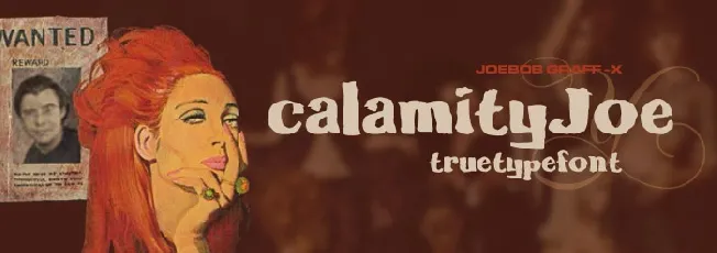 calamityJoe font