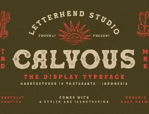 Calvous font