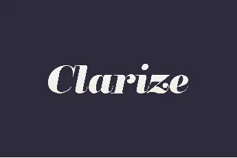 Clarize Family font