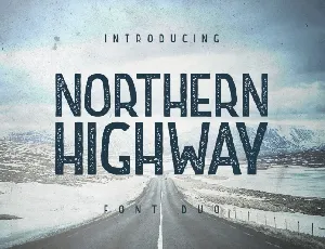 Northern Highway – Duo font