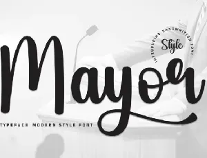 Mayor Script Typeface font