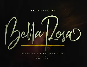 Bella Rosa font