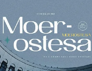 Moerostesa font