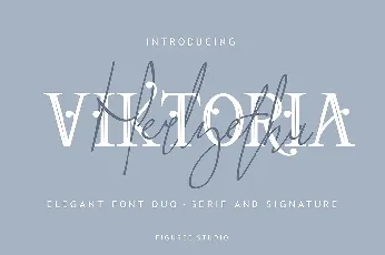 Viktoria Elegant Duo font