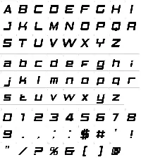 The Flash font