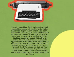 ahabesha'stypewriter font