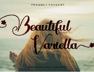 Beautiful Variella font