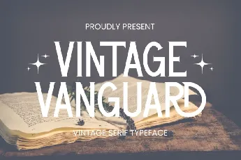 Vintage Vanguard font