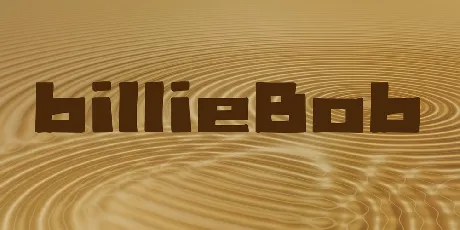 billieBob font