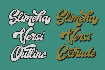 Slimeha font