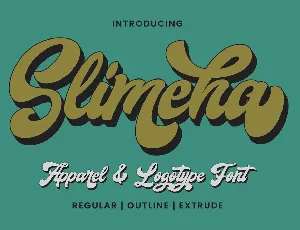 Slimeha font