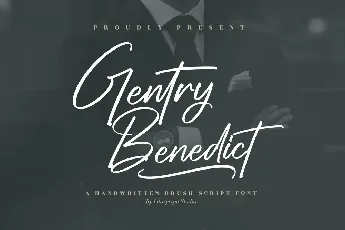 Gentry Benedict font