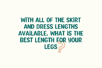 Lucky Skirt font