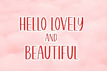 Playful Cute Display font