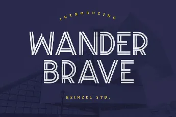 Wander Brave Typeface font