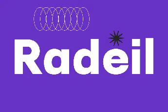 Radeil font