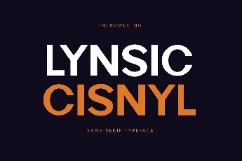 Lynsic Cisnyl Typeface font