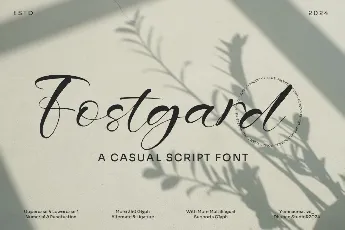 Fostgard font