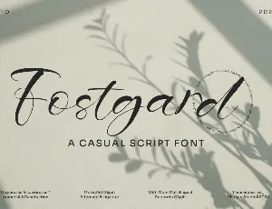 Fostgard font