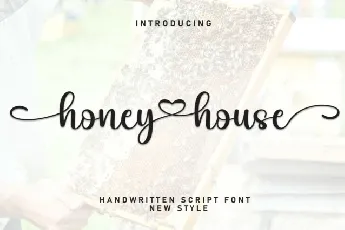 Honey House Calligraphy font