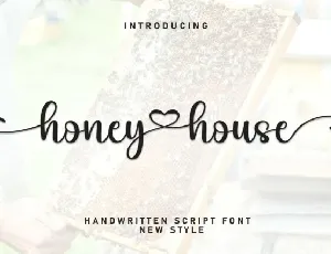 Honey House Calligraphy font