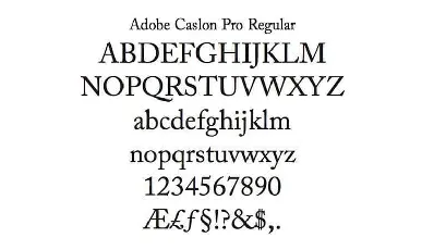 New Yorker font