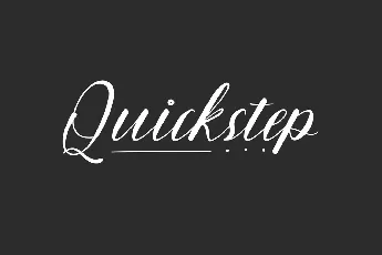 Quickstep Demo font