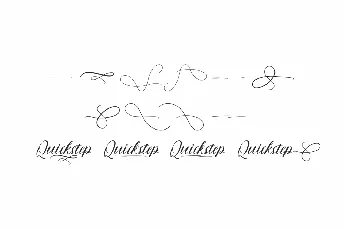 Quickstep Demo font