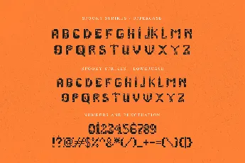 Spooky Strikes font