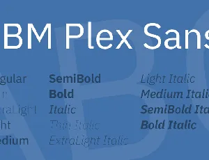 IBM Plex Sans font
