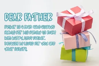 Happy Father Display font