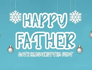 Happy Father Display font