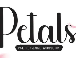 Petals Script font