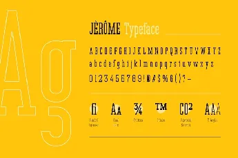 Jerome Typeface font