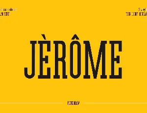 Jerome Typeface font