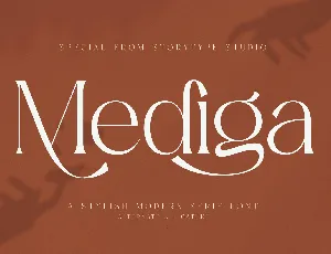 Mediga font