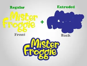 Mister Froggie Playful font