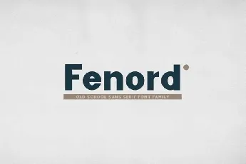 Fenord font