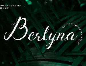 Berlyna Demo font