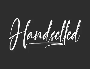 Handselled Demo font