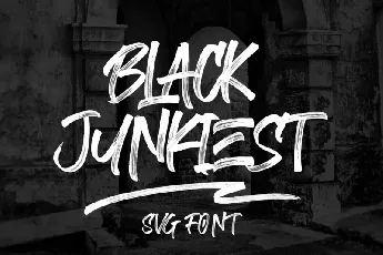 Black Junkiest font