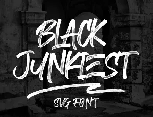 Black Junkiest font