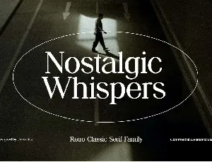 Nostalgic Whispers font