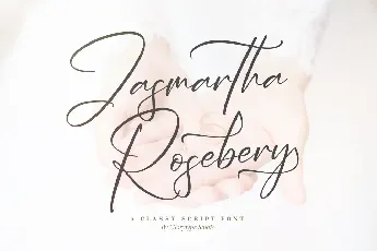 Jasmartha Rosebery font